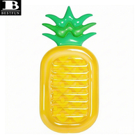 Fauteuil flottant gonflable robuste et durable en forme d'ananas avec valve rapide pour adultes, idéal pour la piscine