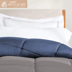 2025 Sang Trọng Đơn Giản Polyester Duvet Mềm <span class=keywords><strong>C</strong></span>ó Thể Đảo Ngượ<span class=keywords><strong>c</strong></span> Khâu Sợi Nhỏ Làm Đầy Comforter Mềm Chăn Chăn Và Chăn - Product Image 4