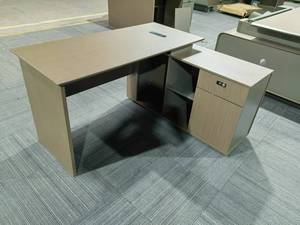 Hot Bán 1.4M Melamine Quản Lý Bàn Nhà Máy Giá Nhỏ Gọn Điều Hành L-Hình Thiết Kế Cho Văn Phòng Nhỏ Nhà Hiện Đại Bảng Điều Chỉnh Phong Cách - Product Image 6