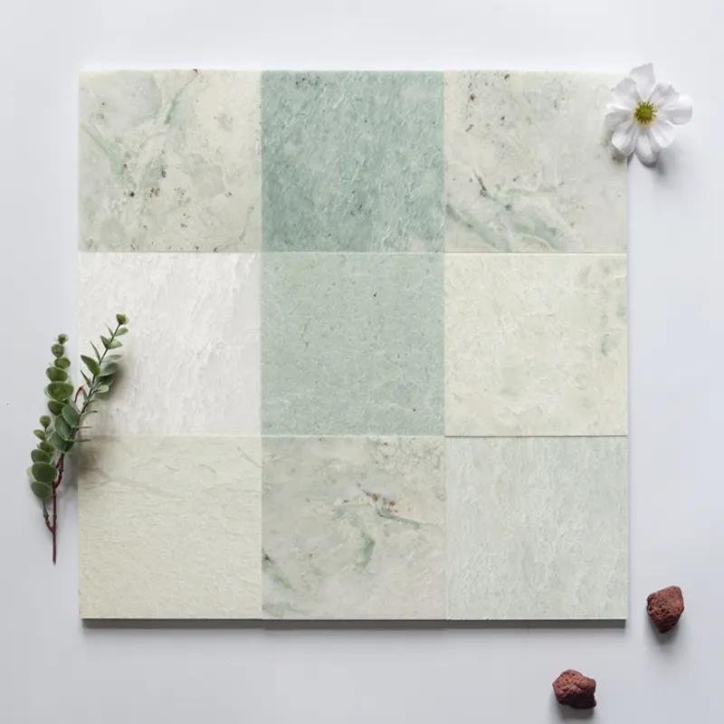 outdoor natural marble pool tiles sukabumi stone and green ming marble for swimming pool tiles mosaic