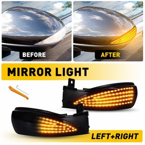 2x clignotants séquentiels à LED ambre pour rétroviseur, marqueur latéral pour Mazda 3 BL 08-14 6 GH 07-15 - Product Image 5