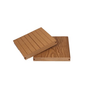 Terrasses extérieures en WPC massif, écologiques et imperméables, <span class=keywords><strong>pour</strong></span> jardins et parcs, texture <span class=keywords><strong>bois</strong></span> 3D en relief, adaptées aux pieds nus - Product Image 5