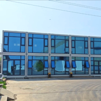 Cabine modulaire à deux étages de qualité supérieure, facile à installer, fabriquée par Waiyang Direct Factory, maisons préfabriquées, conteneur de maison en kit
