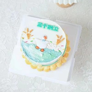 3D Mini Goose Cake Toppers Thirty Geese Standing Birthday Decoration Handmade Round Cake Decor - Product Image 2