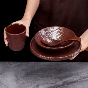 Mountain-style hot <b>pot</b> and barbecue restaurant table set, commercial self-service sauce bowls, divided <b>dipping</b> sauce dishes, - Product Image 2
