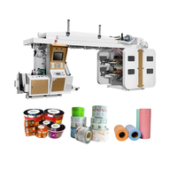 Machine d'impression flexographique de papier de film plastique