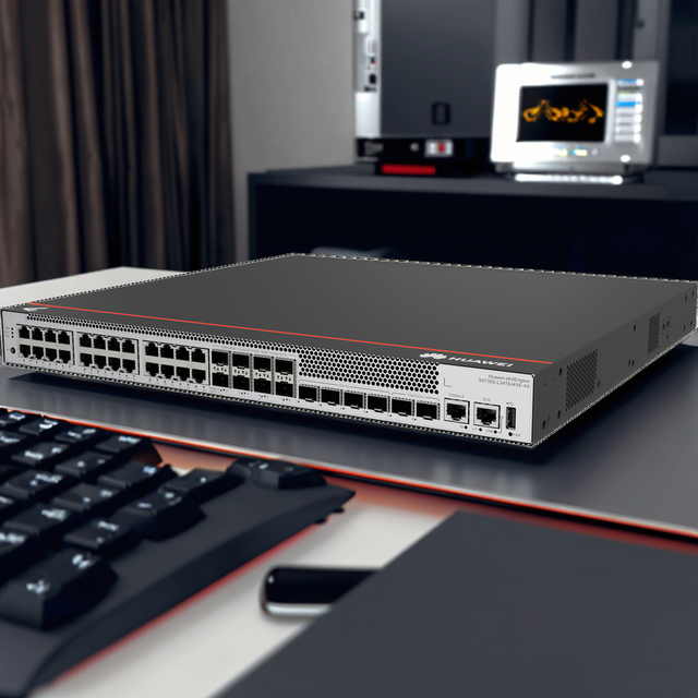 HUAWEIS S5735S-L24T8J4XE-A3 24X10/100/1000BASE-T 4*10 Gigabit SFPs Optical POE+Ethernet Switch