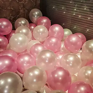 Palloncini in lattice per feste da 12 pollici metallici rotondi con decorazione di nozze di fabbrica