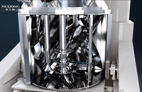 Mélangeur planétaire double automatique à moteur CC de 400 L, anti-explosion, avec pompe pour la dispersion de produits d'étanchéité à base de polymères