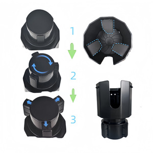 Portavasos Multifuncional de Gran Capacidad para Asiento Delantero de Coche, Bandeja de Almacenamiento de Plástico para Bebidas - Product Image 2