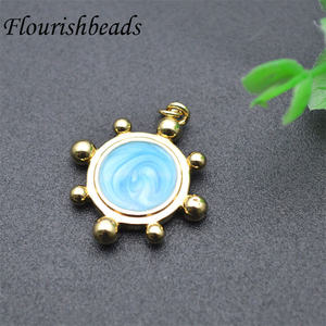 Charm Rotondo in Smalto Placcato Oro Design alla Moda Joyas <span class=keywords><strong>Encanto</strong></span> - Product Image 1