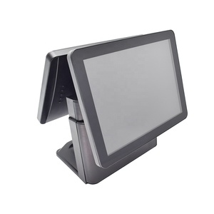 Tất cả trong một cửa sổ S i5 Đôi 15 inch màn hình cảm ứng máy POS Tiền mặt đăng ký thanh toán truy cập - Product Image 2