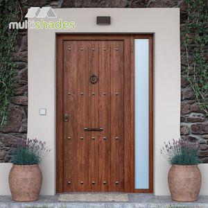 Porte blindée <span class=keywords><strong>de</strong></span> <span class=keywords><strong>sécurité</strong></span> à pivot en aluminium <span class=keywords><strong>de</strong></span> style moderne Finition en acier inoxydable Ouverture manuelle Fonction antivol <span class=keywords><strong>Prix</strong></span> compétitif - Product Image 3