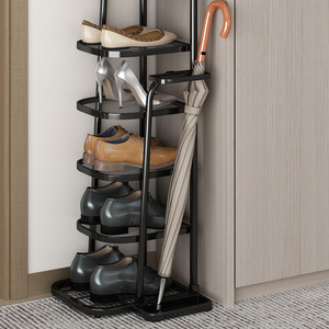 Hiện đại xách tay kim loại Giày giá lưu trữ tủ Trung Quốc bán buôn tất cả các loại hiển thị đứng cho giày nội thất nhà cho phòng khách - Product Image 3