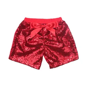 Summer Wear Baby Shiny Sparkle Kids Sequin Shorts Bling Bling Boutique Wholesale Girls Toddler Sequin Shorts