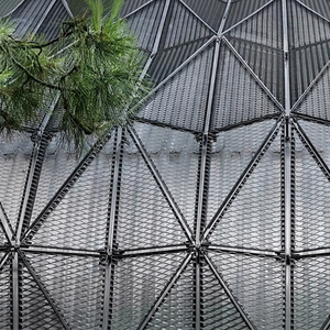 Estructura de Acero Prefabricada, Muro Cortina de Vidrio, Fachada de Edificio, Techo de Gran Envergadura para Estadios, Arenas y Canchas - Product Image 2