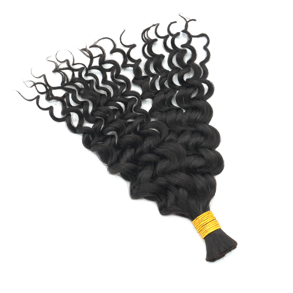 KAMA Boho Braids Human Hair Extensions Crochet Long Hair Boho Human Braiding Hair Bulk Detail Section 7
