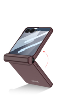 Pour Z Flip 5/6/7 Axe Rotatif Magnétique Ultra Mince PC Téléphone Cas avec Protecteur D'écran Antichoc et Étanche Conception