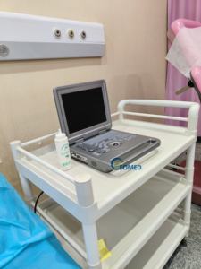Mesin Doppler troli termurah, pemindai sonografi Laptop hitam & putih, dokter hewan BW70A - Product Image 3