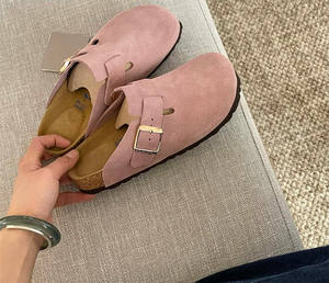 Birkenstocks Pantoufles unisexes en cuir de vachette Tikoi Bout fermé Lit de pied en liège souple <span class=keywords><strong>Eva</strong></span> Sangle arrière Certifié UE Coussiné léger - Product Image 6