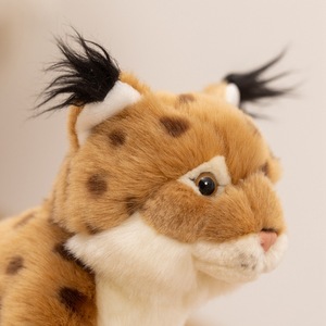 Nuovo Peluche Leopardo Giallo Transfrontaliero, Bambola Realistica di Lince, Giocattolo per Libri Illustrati, Gatto delle Montagne, Gatto Leopardo - Product Image 4