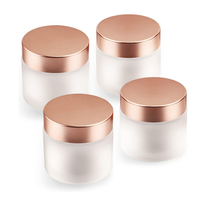 VENTE FLASH Emballage cosmétique de luxe en PET avec couvercle doré 500 ml Contenants transparents ambrés noirs blancs pour soins de la peau - Product Image 1