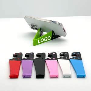 Custom Logo Universal Folding Cellphone <b>Holder</b> Adjustable Plastic Lazy <b>Tablet</b> Stand Mobile Phone <b>Holder</b> for Promotional Gift - Product Image 2