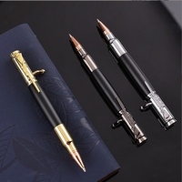 Nouveau stylo tactique d'action de boulon en forme de balle stylo de pistolet de luxe en métal