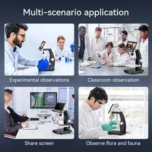 306-C 1000x 2MP Mobile Repair Microscope Electronic Laboratory Digital Camera Microscopes With 4.3-inch Lcd Screen