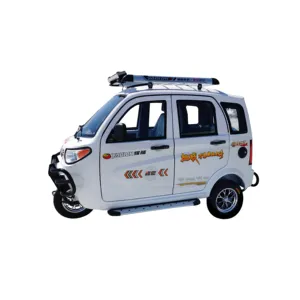 Passenger closed cabin Three Wheels Motorcycle Electric/Gasoline Motor Tricycle for Tuk Tuk Cylinder Power Battery Tricycle