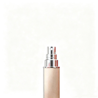 Nouvelle bouteille de parfum vaporisateur à pompe 5ml 10ml, cylindre recouvert de cuir PU, coque en aluminium, finition argentée, luxe, voyage, personnalisable
