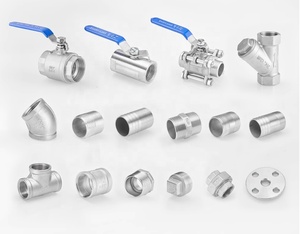 Aohoy bán buôn 304/316 thép không gỉ đúc ống phụ kiện nữ nam chủ đề TEE chéo giảm Ổ Cắm Công Đoàn Nắp khớp nối - Product Image 5