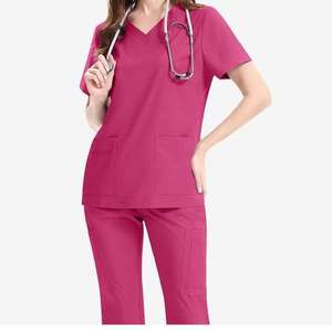 Uniforme Quirúrgico Estampado OEM en Colores de Hospital, Estilo Nuevo, para Salones de Belleza, Uniforme Médico Unisex, Conjuntos Holgados y Transpirables - Product Image 3