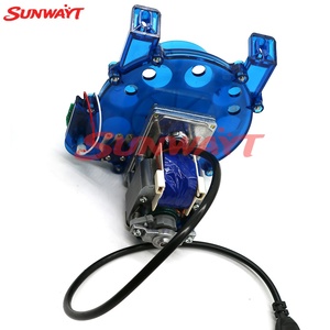 Bac à pièces bleu avec moteur 110/220V, accessoire en plastique pour machine de jeu à monnayeur - Product Image 5