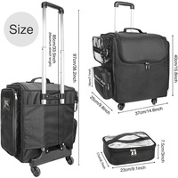Trolley pour maquilleur, valise à maquillage, sac à maquillage grande capacité