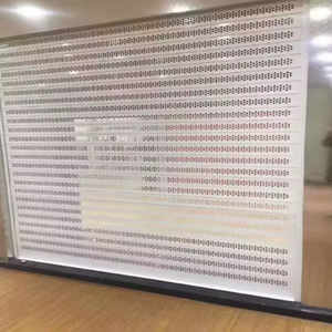 Customized Roller Shutter Factory <strong>Price</strong> Punch Aluminum Ventilation Perspective Electric Perforated Roller Shutter <strong>Door</strong> - Product Image 5