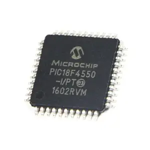 En Stock Composants Électroniques Mcu Ic Puces Circuits Intégrés Microcontrôleur PIC18F4550-I/PT