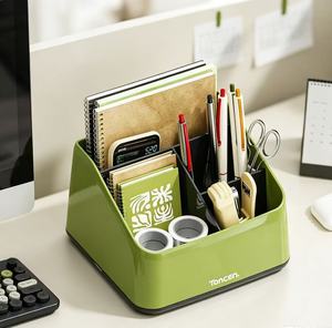 Boîte de rangement pour cosmétiques, boîte de tri multi-compartiments pour bureau, télécommande de salon, et rangement pour articles <span class=keywords><strong>divers</strong></span> - Product Image 2