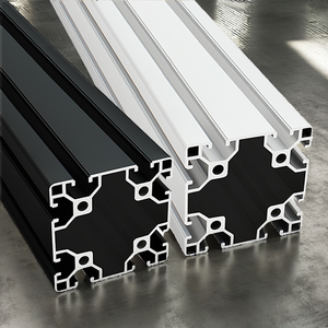 .4040Heavy Duty CNC T Slot V SlotSquare <strong>Aluminum</strong> <strong>Profile</strong> <strong>40x40mm</strong> Silver Anodized 6063 <strong>Extrusion</strong> for Industrial Frame System4040 - Product Image 1