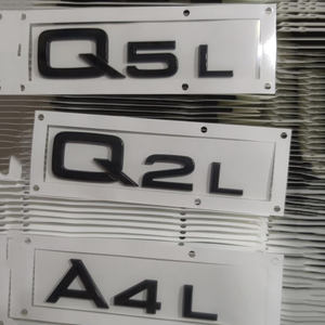 30-55 <span class=keywords><strong>TFSI</strong></span> Carta Logo ABS Pegatinas de coche A3/A4/A6L/A7 Calcomanía de modificación de tracción en las cuatro ruedas - Product Image 5
