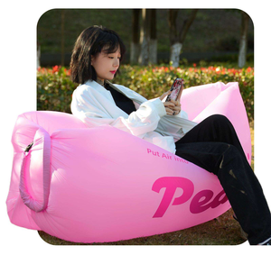 Custom Pattern Design Modern <b>Inflatable</b> Air Lounger <b>Sofa</b> 10 Colors Portable Lazy Bag Living Room Indoor Outdoor <b>Camping</b> Home - Product Image 4
