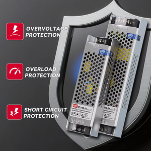 Controlador LED Ultra Delgado de 12V 24V 60W 100W 150W 200W 300W 400W AC-DC, Fuente de Alimentación para Tiras de Luz <span class=keywords><strong>Lineal</strong></span> Interior - Product Image 5