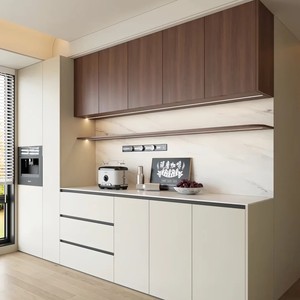 Credenza Moderna di Lusso <span class=keywords><strong>in</strong></span> Legno Massello con Grande Capacità per Soggiorno <span class=keywords><strong>in</strong></span> Villa, Appartamento, Casa - Product Image 1