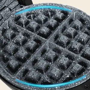 Máy Làm Bánh Waffle Trứng Mini Chạy Điện Hình Tròn Giá Cạnh Tranh Máy Làm Bánh Waffle Bong Bóng Đôi 875W