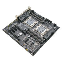Carte mère gamer double processeur, double Intel Xeon E5 LGA2011-3, chipset C612, double DDR4 256 Go, E-ATX