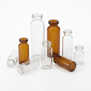 Custom 3ml 5ml 7ml 8ml 10ml Small Mini Ampoule Vials Bottle Medical <b>Glass</b> with Silicone Rolling Mouth <b>Glass</b> Bottle - Product Image 5