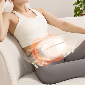 Cuerpo Abdominal Adelgazante Jade Rodillo Calefacción Abdomen Eléctrico Calor Vibrar Cinturón Masajeador Multifuncional - Product Image 1