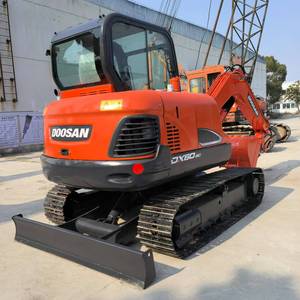Excavatrice Doosan DX60-9C d'occasion, mini-excavatrice coréenne de seconde main, machine de terrassement à vendre. - Product Image 4