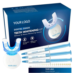 Kit Sbiancante per Denti Wireless Rijie Smile con Logo Personalizzato, Lampada LED a Luce Fredda, 3 Siringhe di Gel Senza Perossido da 3ml, Confezione <span class=keywords><strong>Regalo</strong></span> di Lusso - Product Image 2