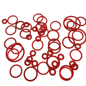 Ivok Thương Hiệu Chất Lượng Cao Màu Đỏ Thép Giấy Sợi Phẳng Máy Giặt Kit Cách Nhiệt Máy Giặt Các loại 14 Kích Thước 150Pcs Máy Giặt - Product Image 1